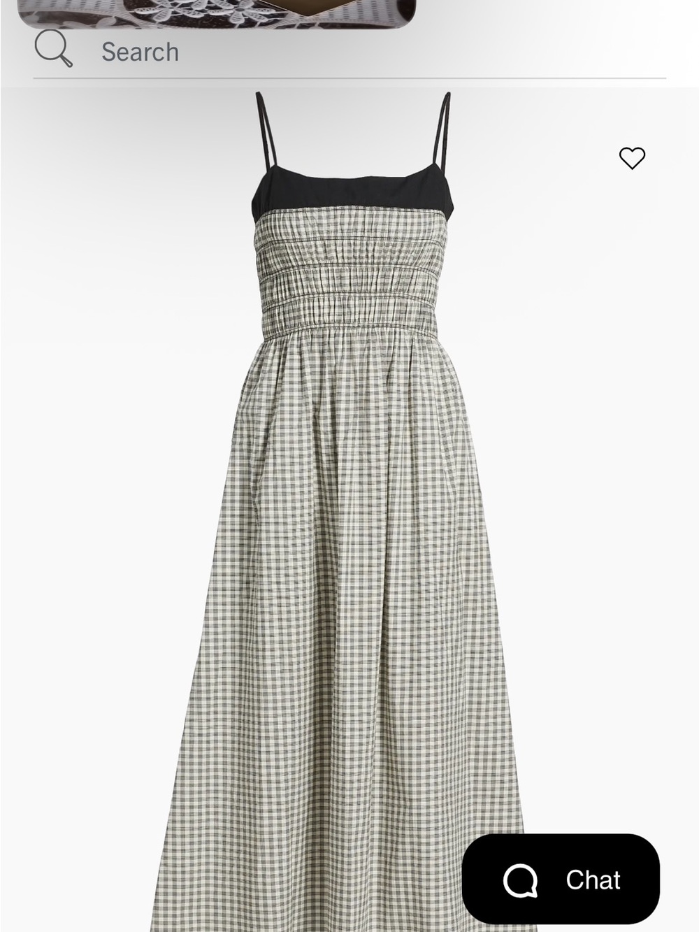 Rails Black and White Gingham Midi Dress - Picture 5 of 11
